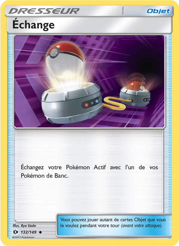 Échange — carte 132 de l’extension Soleil et Lune
