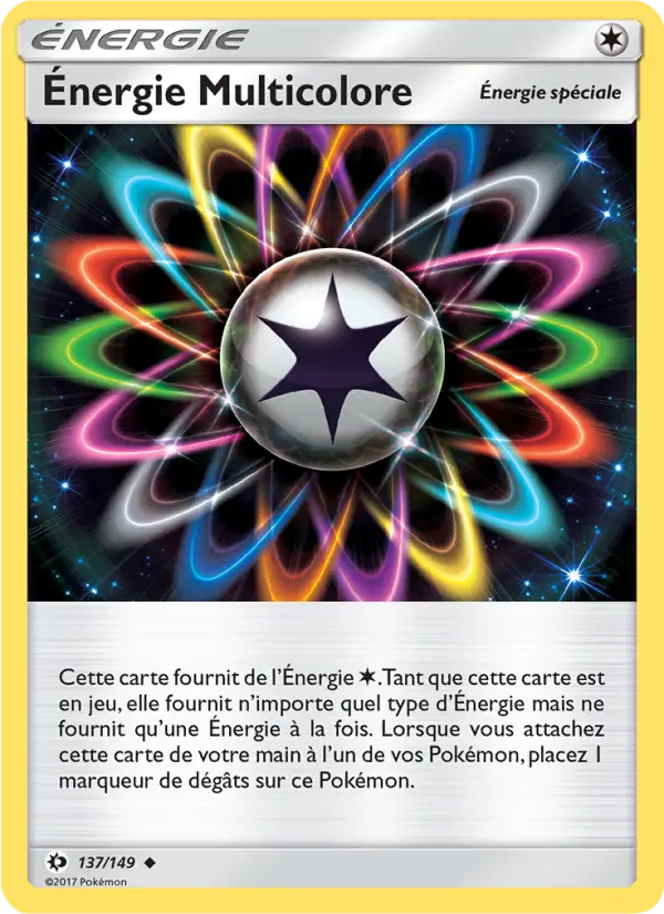 Énergie Multicolore — carte 137 de l’extension Soleil et Lune