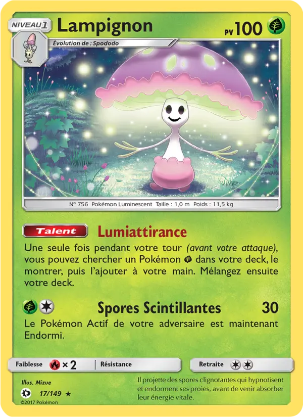 Lampignon — carte 17 de l’extension Soleil et Lune