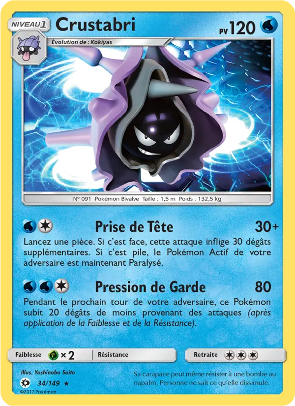 Crustabri — carte 34 de l’extension Soleil et Lune