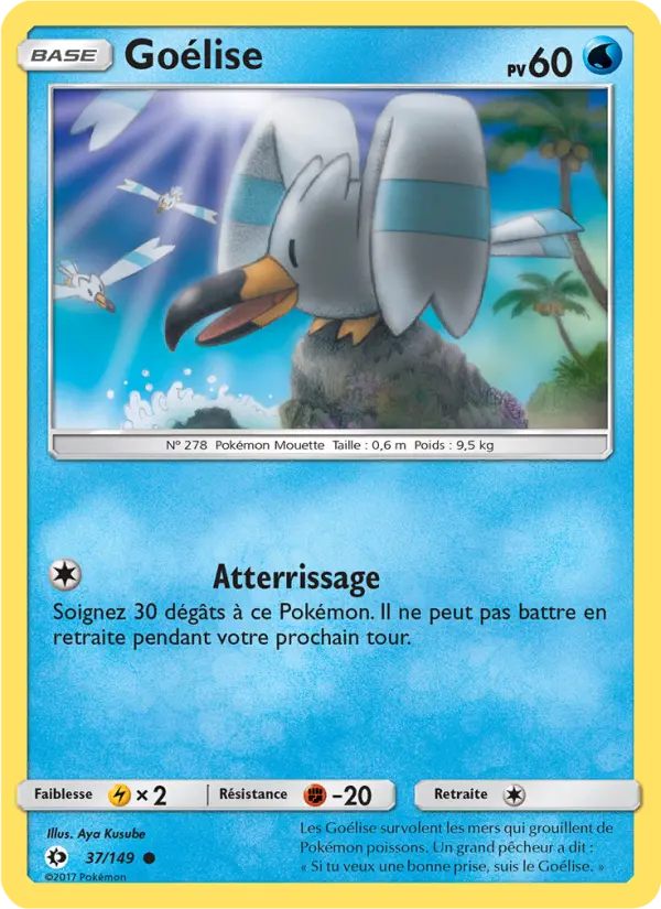 Goélise — carte 37 de l’extension Soleil et Lune