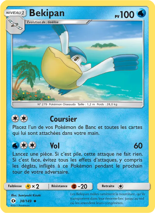 Bekipan — carte 38 de l’extension Soleil et Lune
