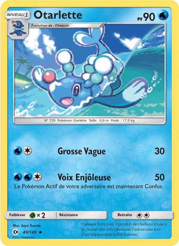 Otarlette — carte 40 de l’extension Soleil et Lune