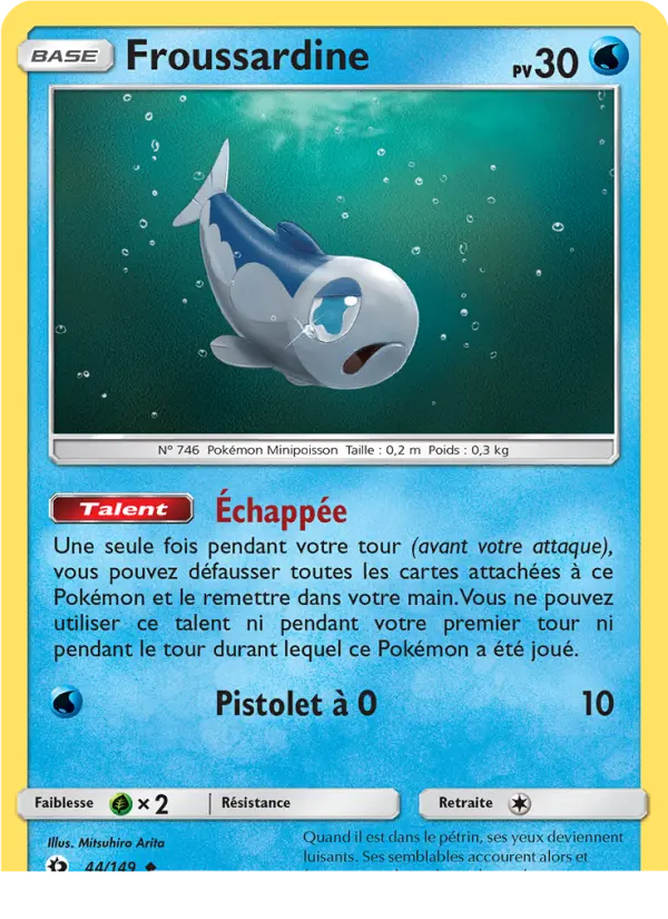 Froussardine — carte 44 de l’extension Soleil et Lune