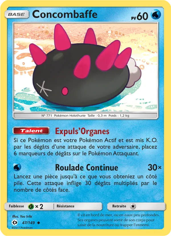 Concombaffe — carte 47 de l’extension Soleil et Lune
