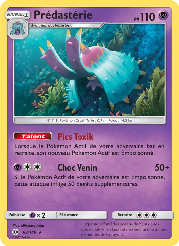 Prédastérie — carte 63 de l’extension Soleil et Lune