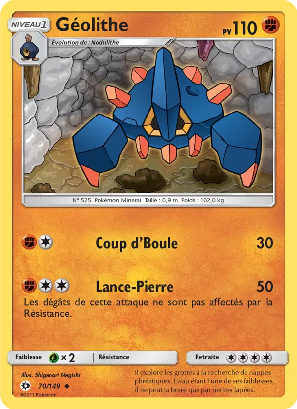 Géolithe — carte 70 de l’extension Soleil et Lune
