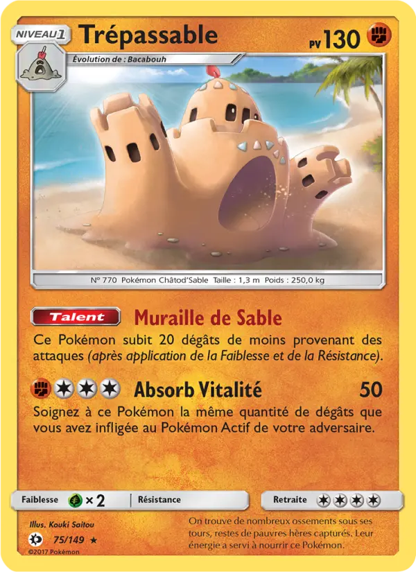 Trépassable — carte 75 de l’extension Soleil et Lune