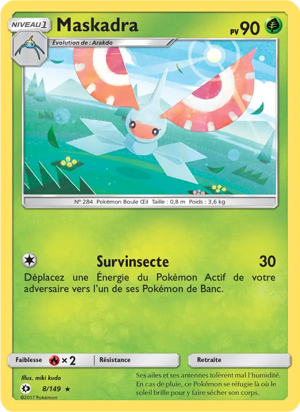 Maskadra — carte 8 de l’extension Soleil et Lune