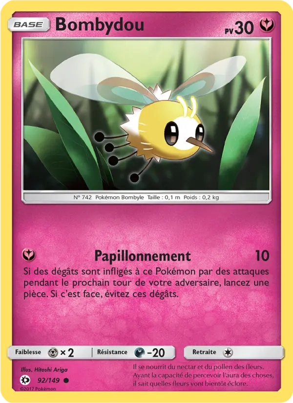 Bombydou — carte 92 de l’extension Soleil et Lune