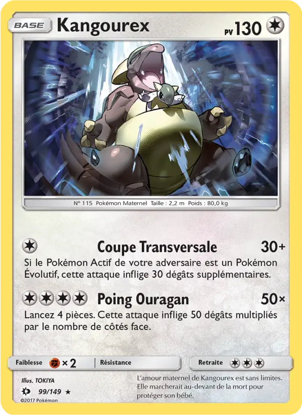 Kangourex — carte 99 de l’extension Soleil et Lune