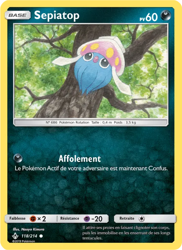 Sepiatop — carte 118 de l’extension Alliance Infaillible