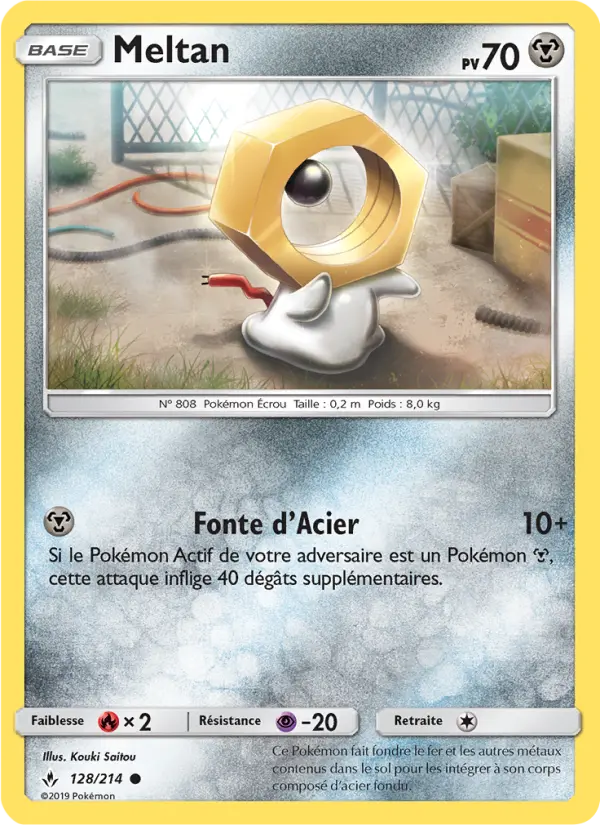 Meltan — carte 128 de l’extension Alliance Infaillible