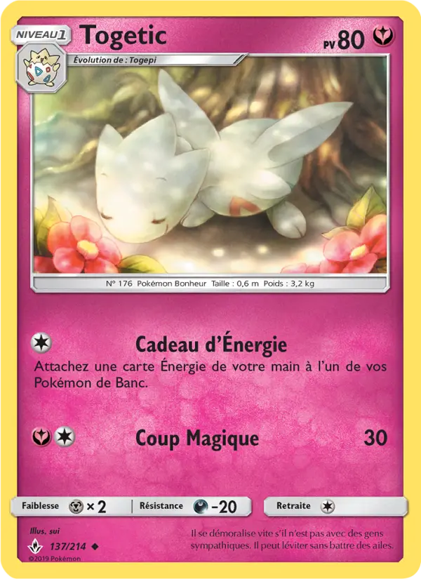 Togetic — carte 137 de l’extension Alliance Infaillible
