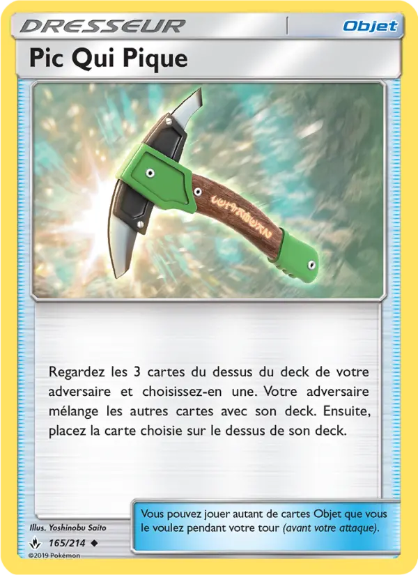 Pic Qui Pique — carte 165 de l’extension Alliance Infaillible