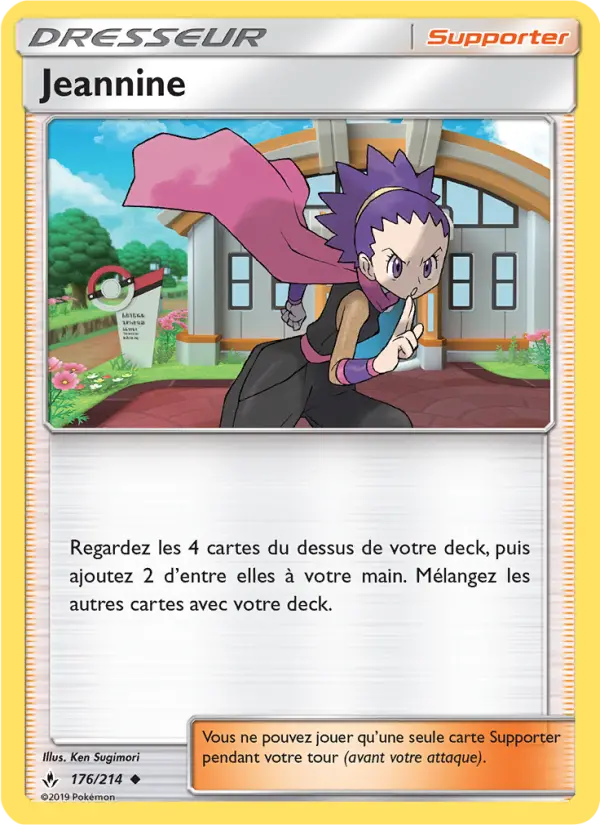 Jeannine — carte 176 de l’extension Alliance Infaillible
