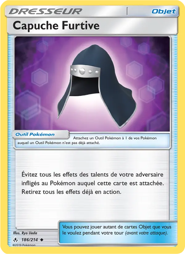 Capuche Furtive — carte 186 de l’extension Alliance Infaillible