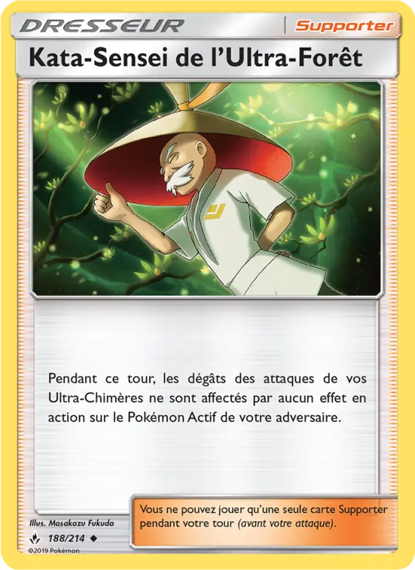 Kata-Sensei de l’Ultra-Forêt — carte 188 de l’extension Alliance Infaillible