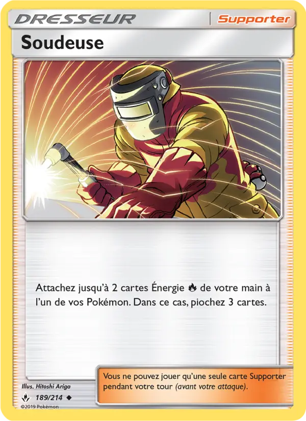 Soudeuse — carte 189 de l’extension Alliance Infaillible