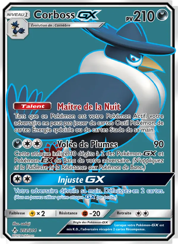Corboss GX — carte 202 de l’extension Alliance Infaillible