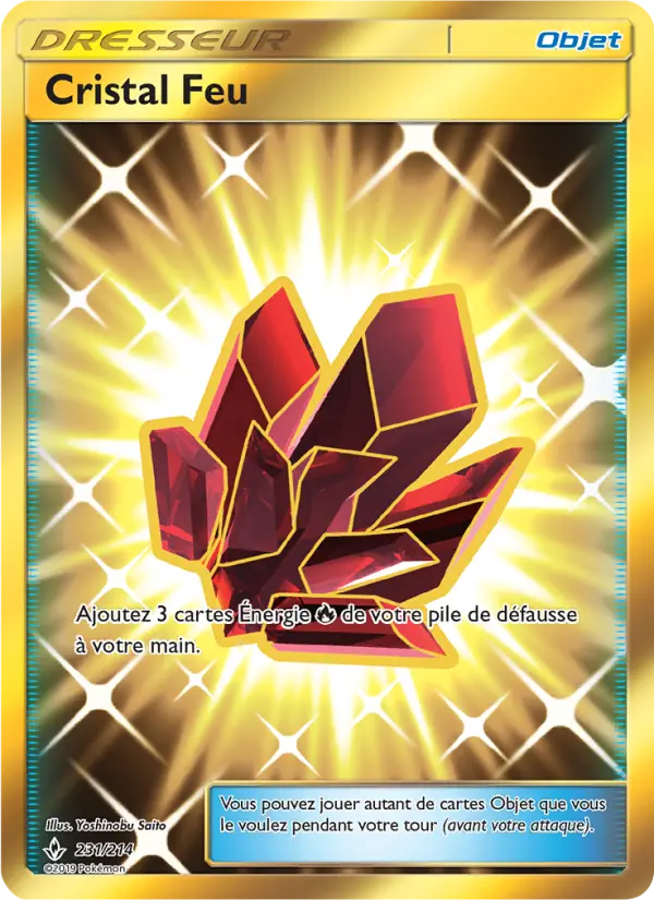 Cristal Feu — carte 231 de l’extension Alliance Infaillible