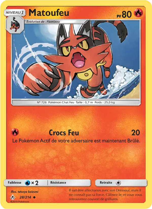Matoufeu — carte 28 de l’extension Alliance Infaillible