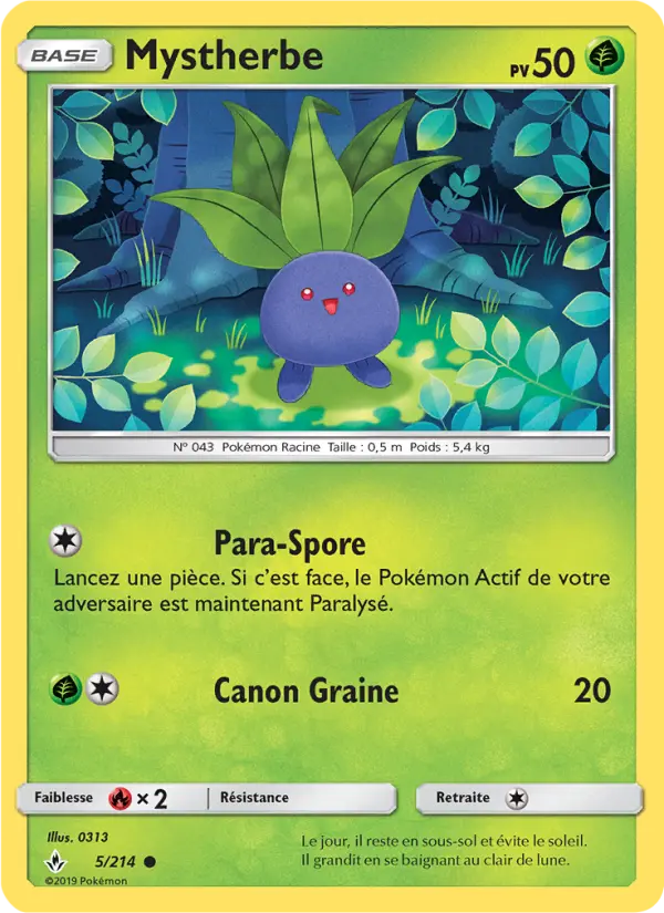 Mystherbe — carte 5 de l’extension Alliance Infaillible
