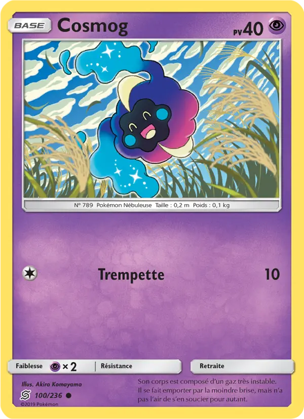 Cosmog — carte 100 de l’extension Harmonie des Esprits
