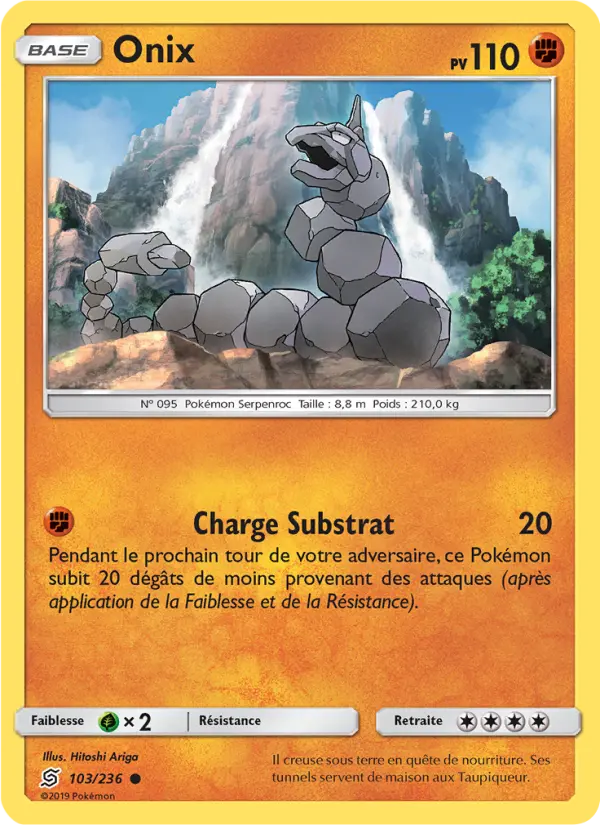Onix — carte 103 de l’extension Harmonie des Esprits