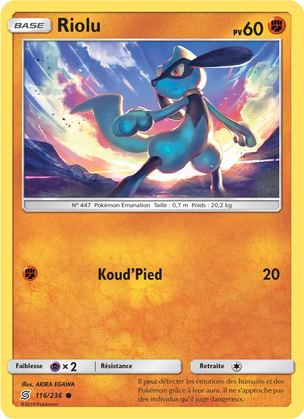 Riolu — carte 116 de l’extension Harmonie des Esprits