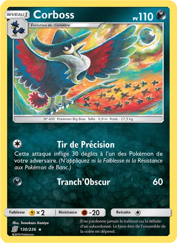 Corboss — carte 130 de l’extension Harmonie des Esprits