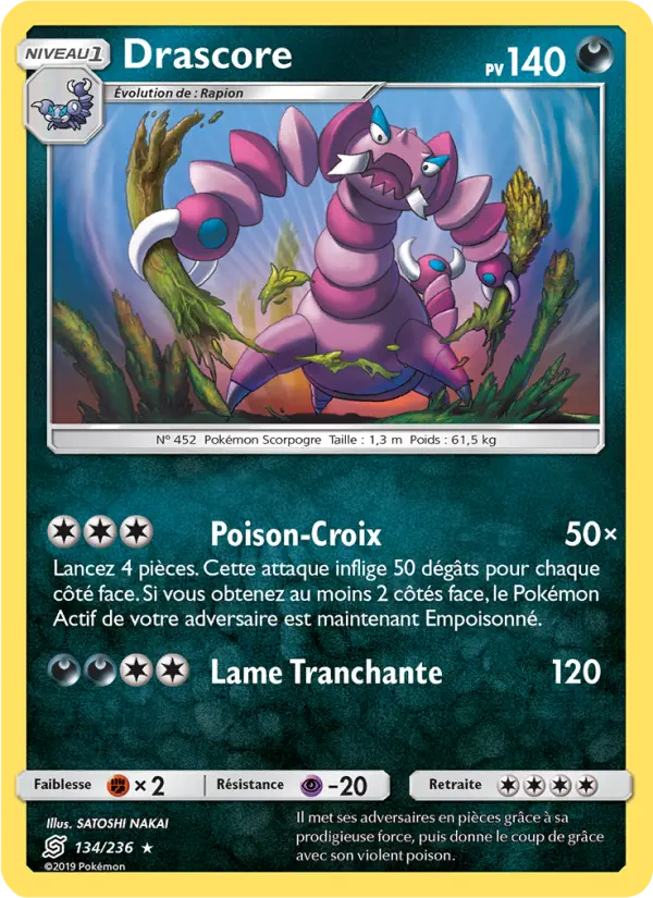 Drascore — carte 134 de l’extension Harmonie des Esprits