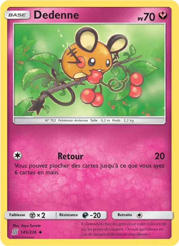 Dedenne — carte 145 de l’extension Harmonie des Esprits