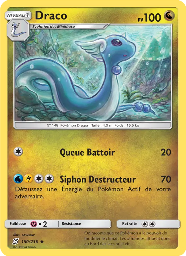 Draco — carte 150 de l’extension Harmonie des Esprits