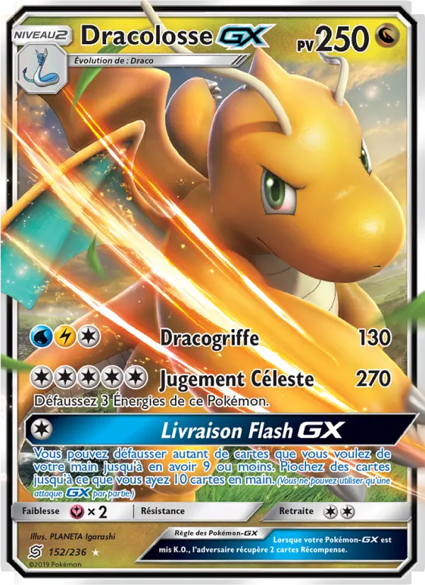 Dracolosse GX — carte 152 de l’extension Harmonie des Esprits