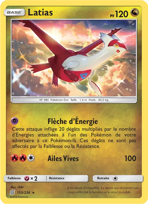 Latias — carte 153 de l’extension Harmonie des Esprits