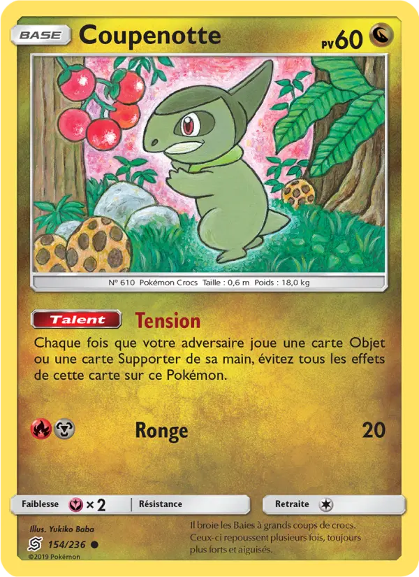 Coupenotte — carte 154 de l’extension Harmonie des Esprits