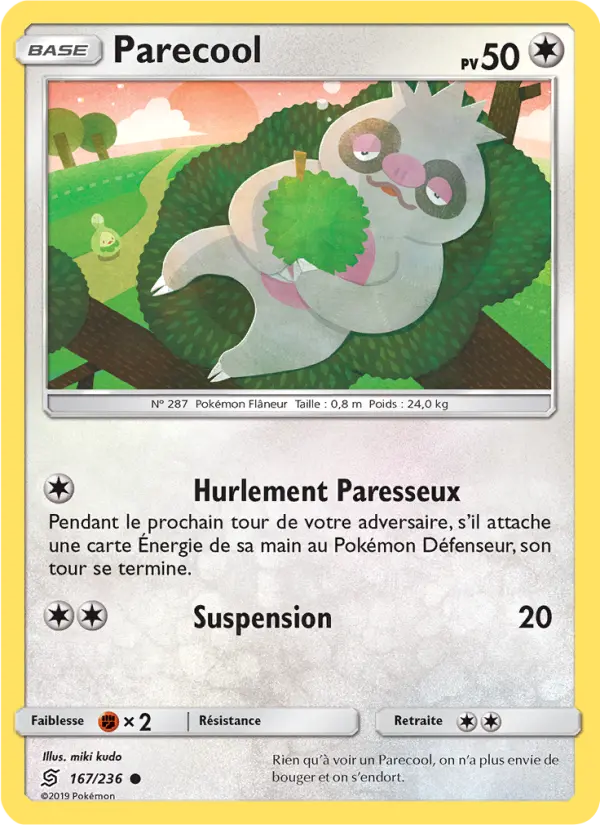 Parecool — carte 167 de l’extension Harmonie des Esprits