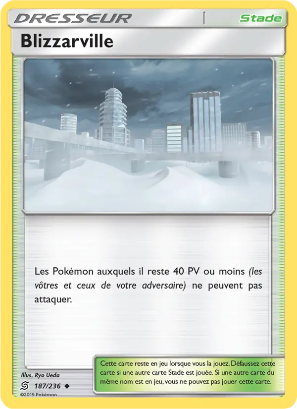 Blizzarville — carte 187 de l’extension Harmonie des Esprits