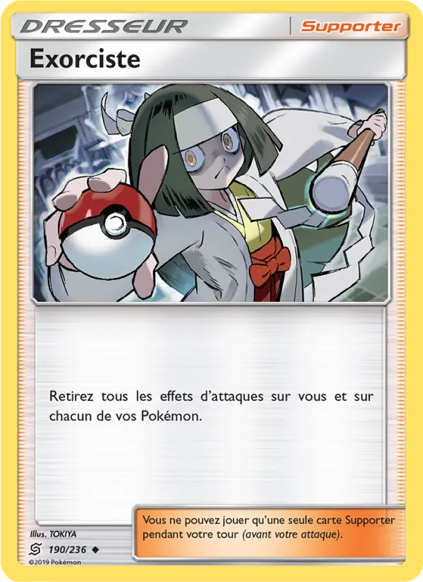 Exorciste — carte 190 de l’extension Harmonie des Esprits
