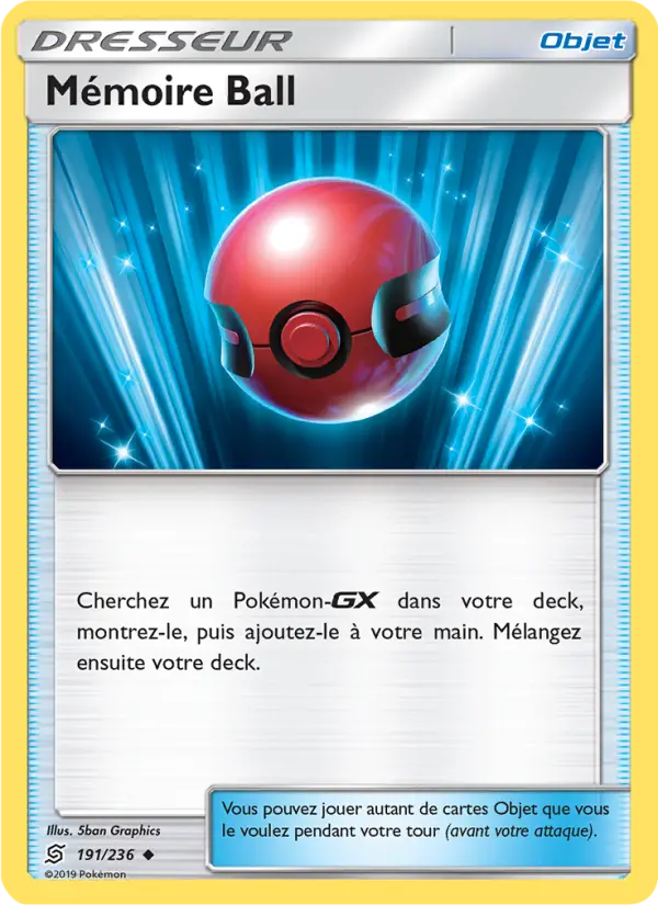 Mémoire Ball — carte 191 de l’extension Harmonie des Esprits