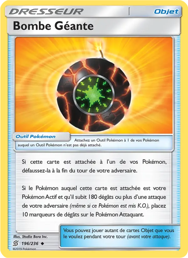Bombe Géante — carte 196 de l’extension Harmonie des Esprits