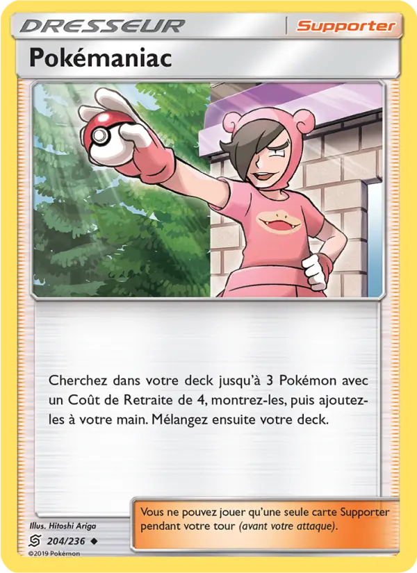 Pokémaniac — carte 204 de l’extension Harmonie des Esprits