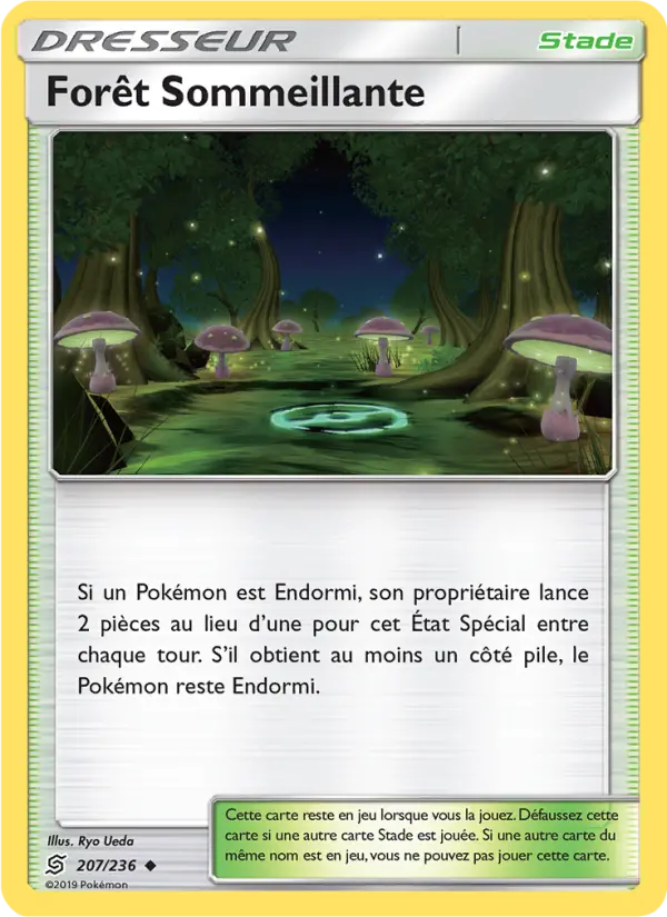 Forêt Sommeillante — carte 207 de l’extension Harmonie des Esprits