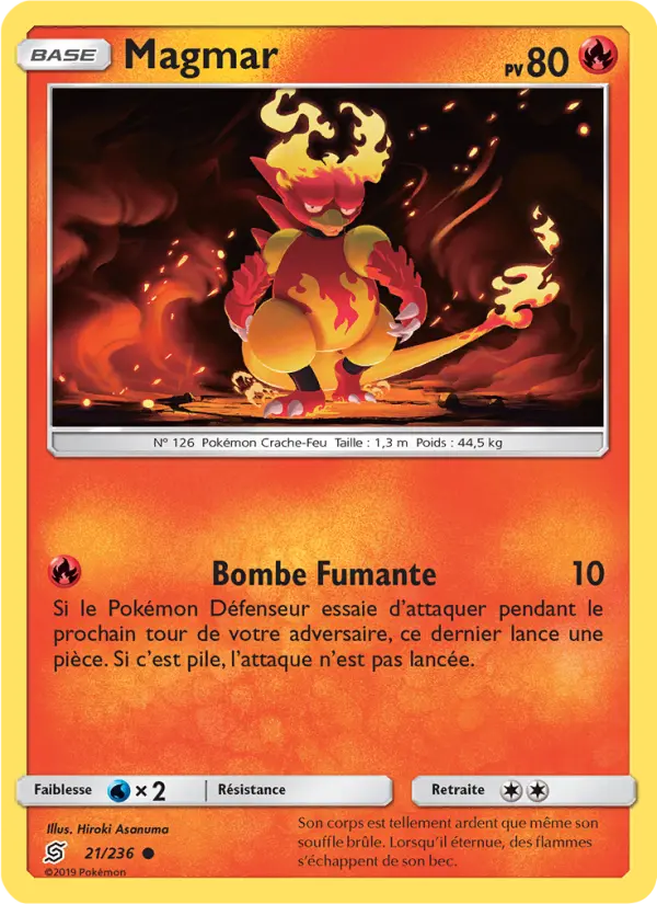 Magmar — carte 21 de l’extension Harmonie des Esprits