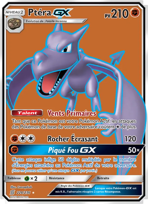 Ptéra GX — carte 224 de l’extension Harmonie des Esprits