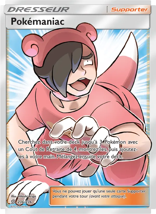 Pokémaniac — carte 236 de l’extension Harmonie des Esprits