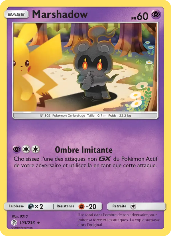 Marshadow — carte 103 de l’extension Éclipse Cosmique
