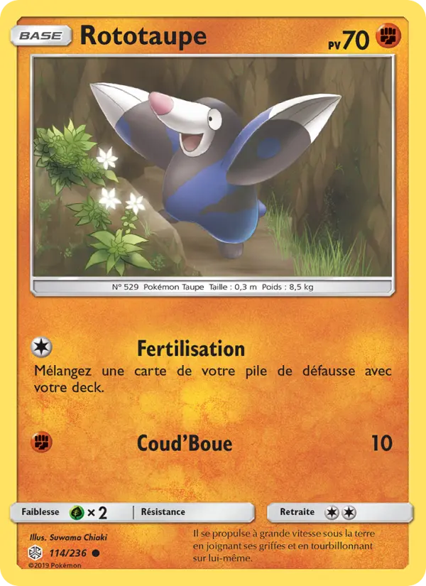 Rototaupe — carte 114 de l’extension Éclipse Cosmique