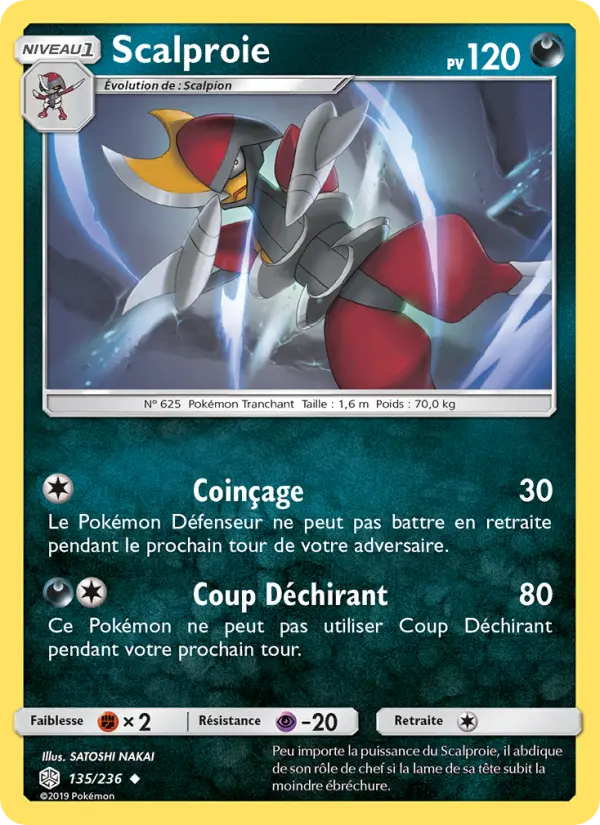 Scalproie — carte 135 de l’extension Éclipse Cosmique